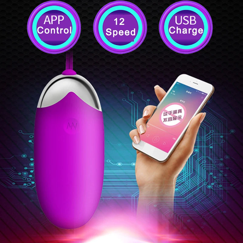 Пуля вибратор APP Bluetooth Беспроводное дистанционное управление вибрирующее яйцо
