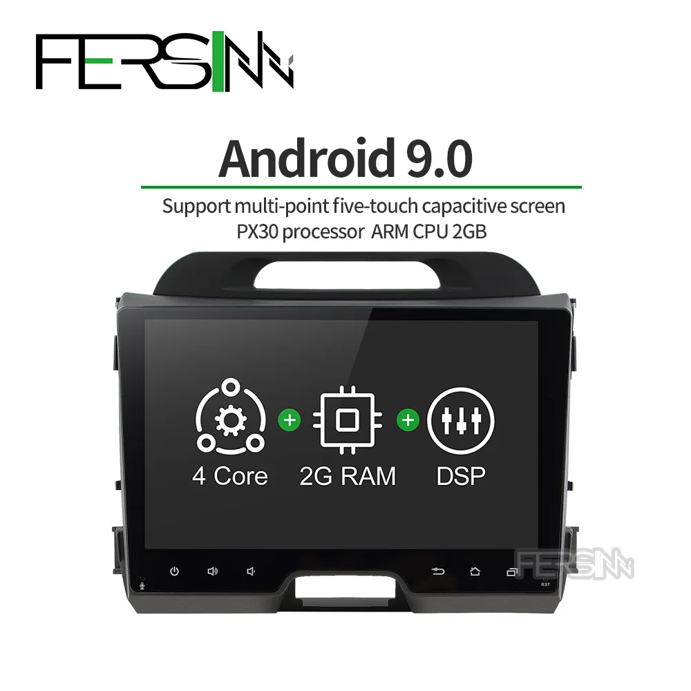 Android 9,0 PX30 автомобильный dvd для KIA sportage 2011 2012 2013 головное устройство gps навигация 2 din Автомобильный мультимедийный плеер