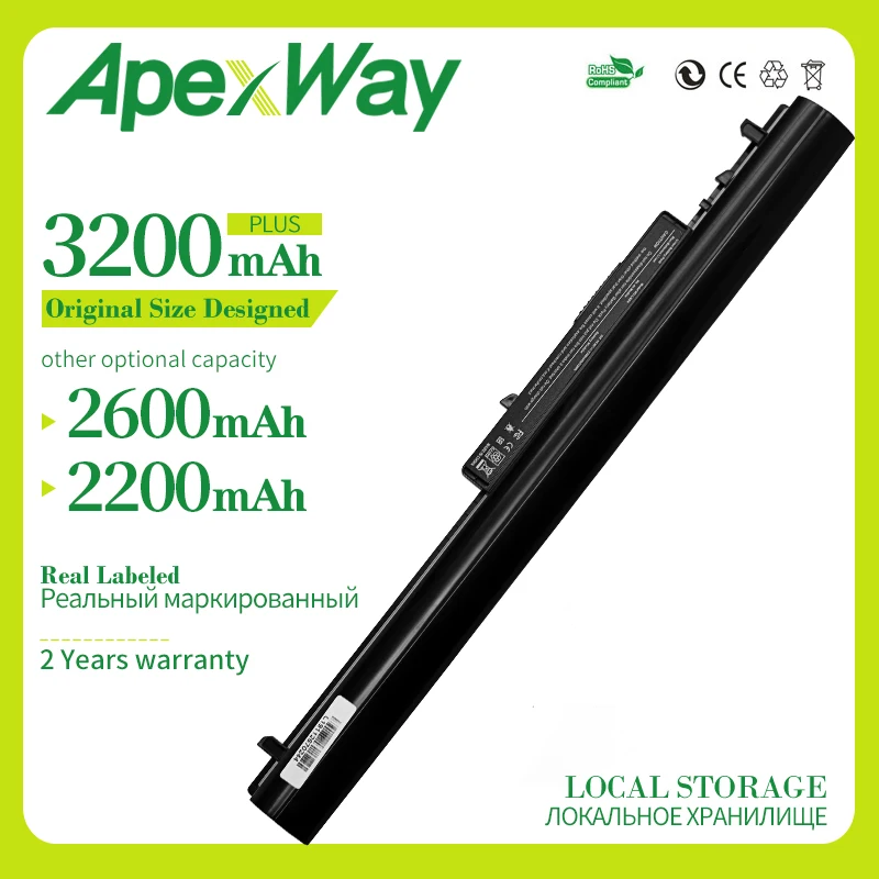 Аккумулятор Apexway для ноутбука HP Pavilion 14 8 в серия 15 350 LA04 HSTNN UB5M 1 5 10 |battery for hp|laptop battery