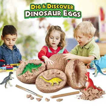 

DIY Digging Fossils Dinosaur Eggs Novelty Adventure Surprising Learning Educational Party Funny Gift Toys Halloween