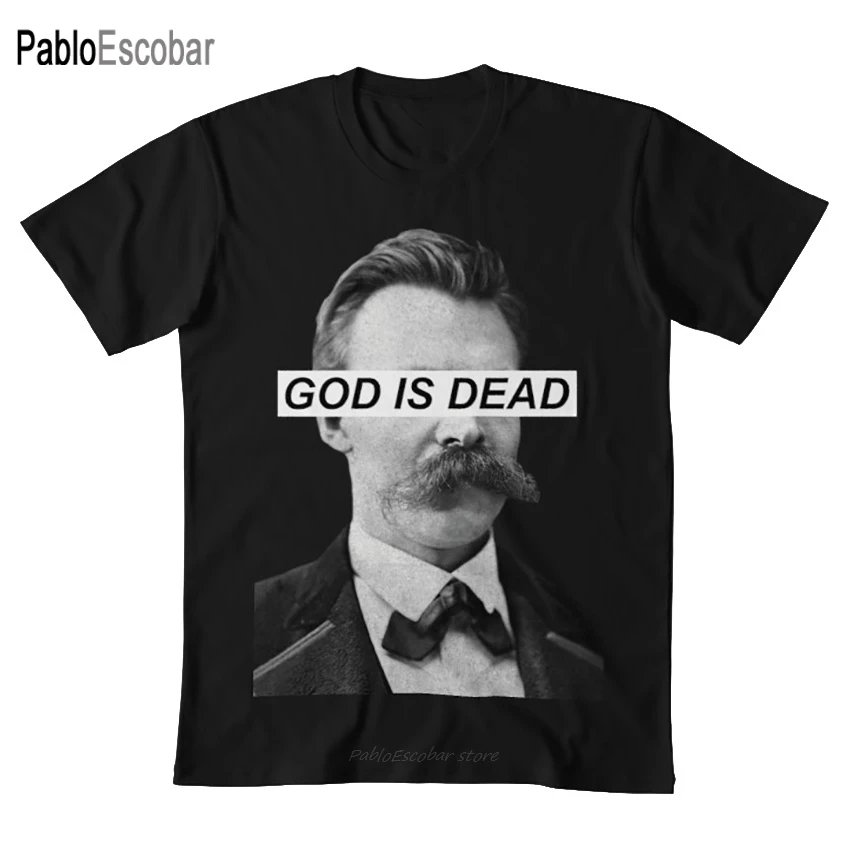 Футболка с надписью God Is Dead|Футболки| |