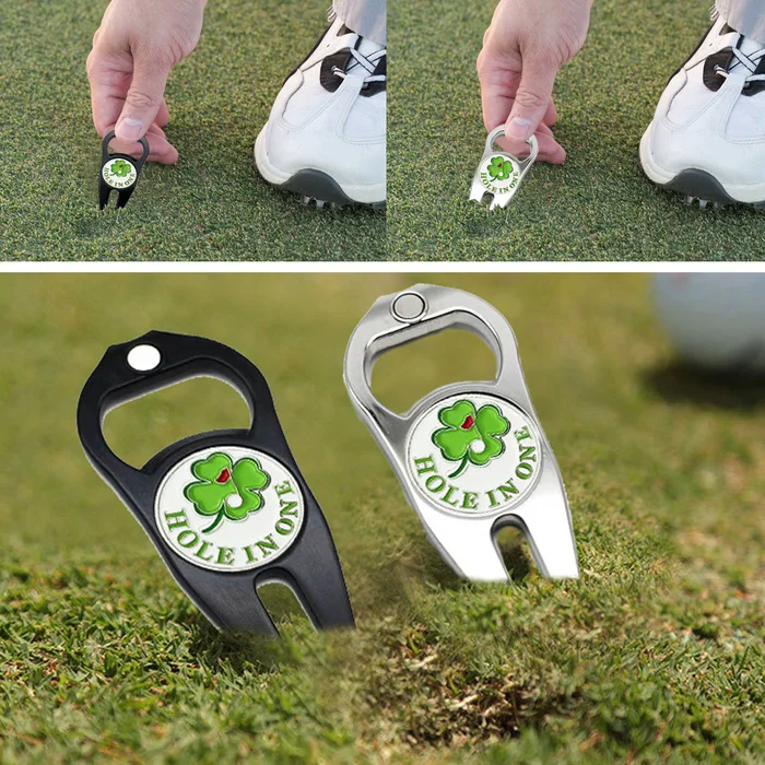 Новый дизайн 6 в 1 многофункциональный инструмент для ремонта Golf Divot с шариковым