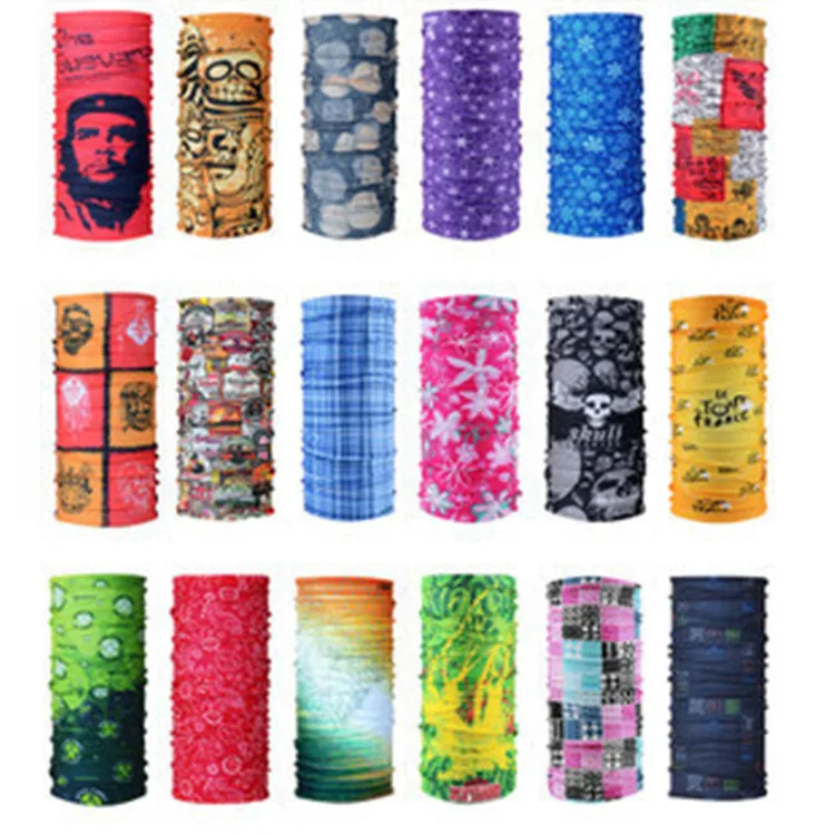 

New Style Shelves Outdoor Multi-functional Magic Headscarf Row Sweat Absorbing UV-Protection Hiking Cycling Mask