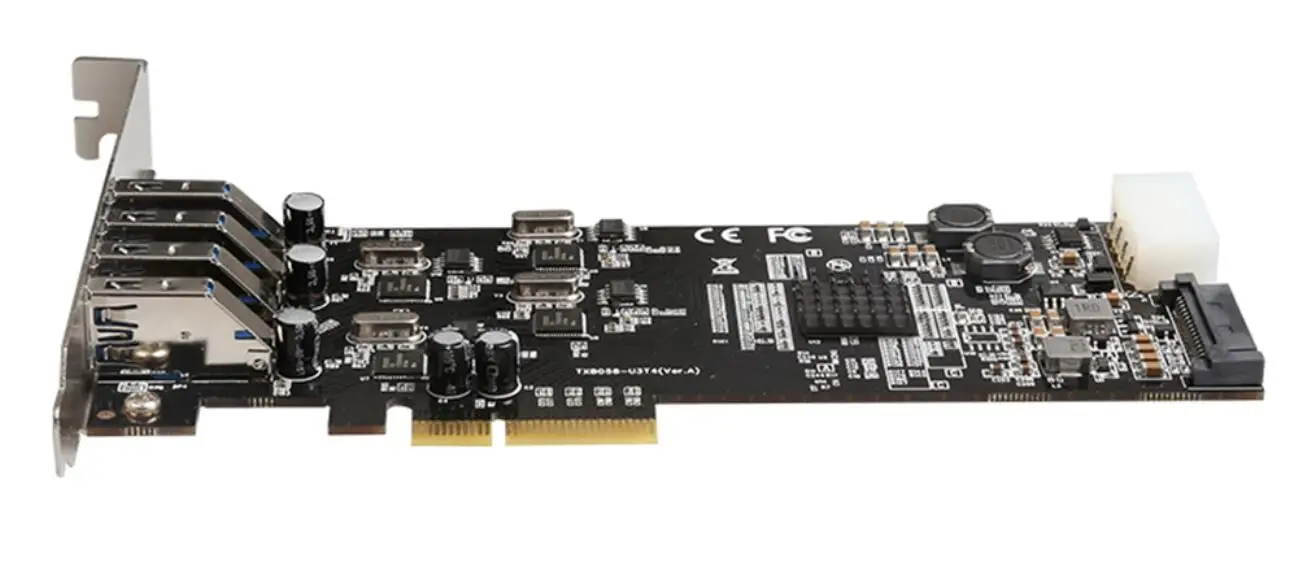 4 порта PCI-E к USB 3,0 концентратор PCI Express карта расширения адаптер 5 Гбит/с супер скорость для рабочего стола PCI удлинитель Expresscard USB 3,0