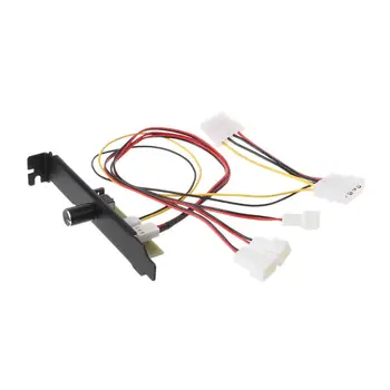 

3 Channel Computer PC Cooling Fan Controller Cooler Speed Regulator For PCI Temperature Control Regulation CPU Housing VGA HDD