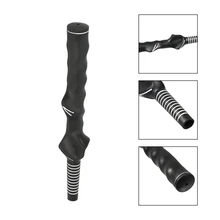 

1Portable golf swing trainer training grip standard teaching aids golf practice accessories club rubber teaching aids