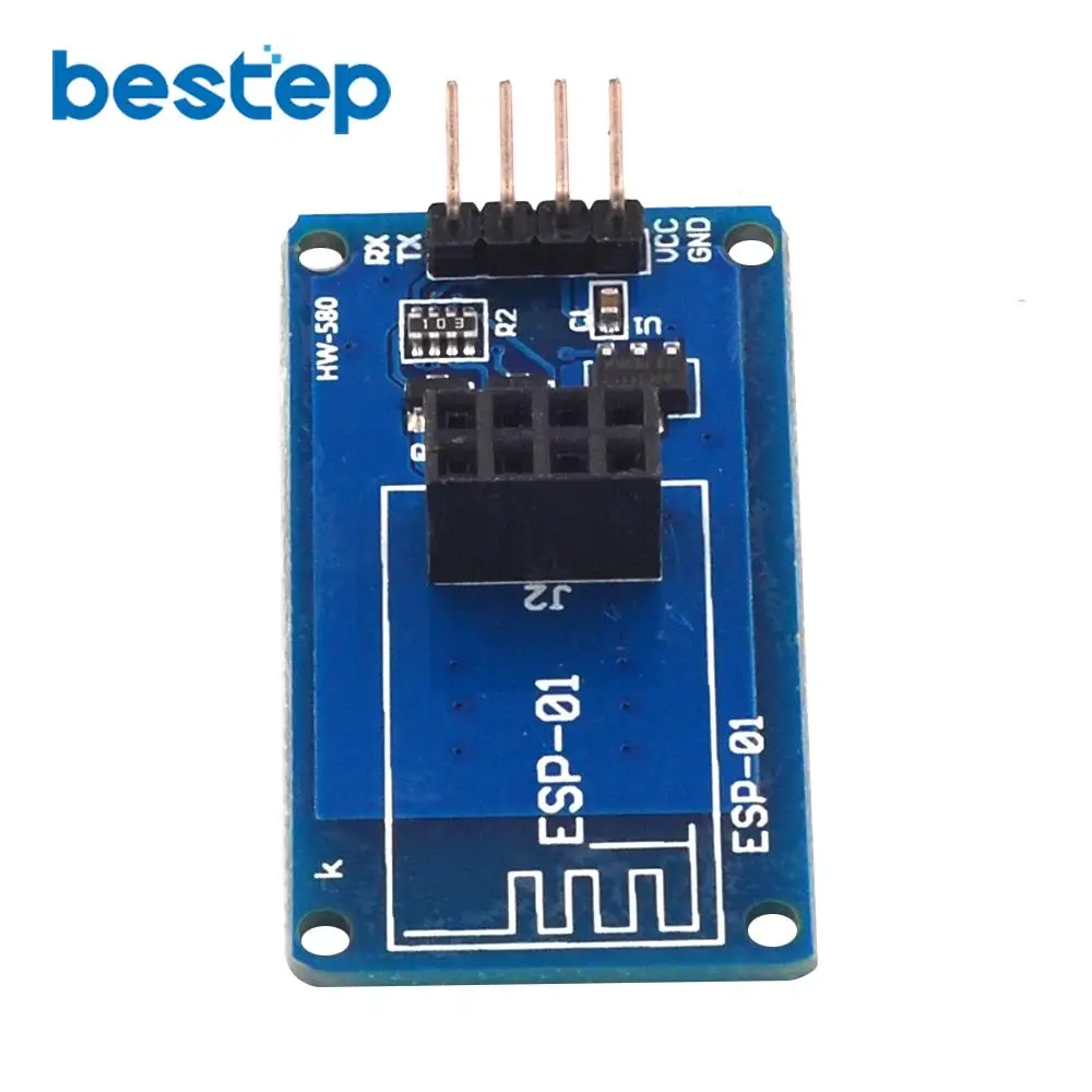 Модуль беспроводного адаптера ESP8266 Φ ESP01 3 В 5 совместимая последовательная плата