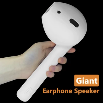 

Giant Earphone Portable Bluetooth Speaker Outdoor Wireless Speaker Subwoofer Column 3D Stereo Music Surround BoomBox FM With Mi