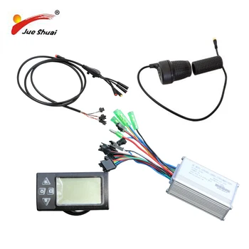 

Electric Bicycle Kit LCD display Controller Waterproof Main Cable Speed Throttle in one kit ebike Electric Bike Conversion Kit