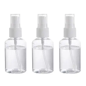 

3pcs 50ml Portable Travel Spray Bottle Cosmetic Liquid Dispensing Bottle Refillable Perfume Moisturizing Toner for Trip Use