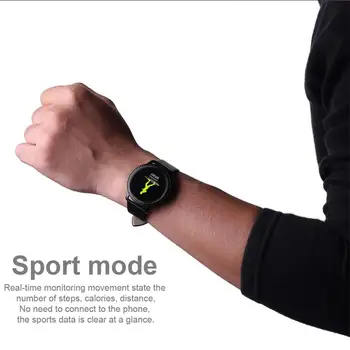 

2020 New CF18 Smart Watch OLED Color Screen IP67 Blood Oxygen Rate Pressure Band Monitor Heart Men Smart Watch Women Smart T0F9