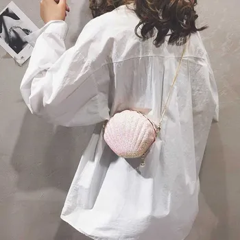 

Decoration Small Bag Shoulder Mini Online Celebrity Versatile Western Style Female Cute Put Mobile Phone of Summer Fashion Elega