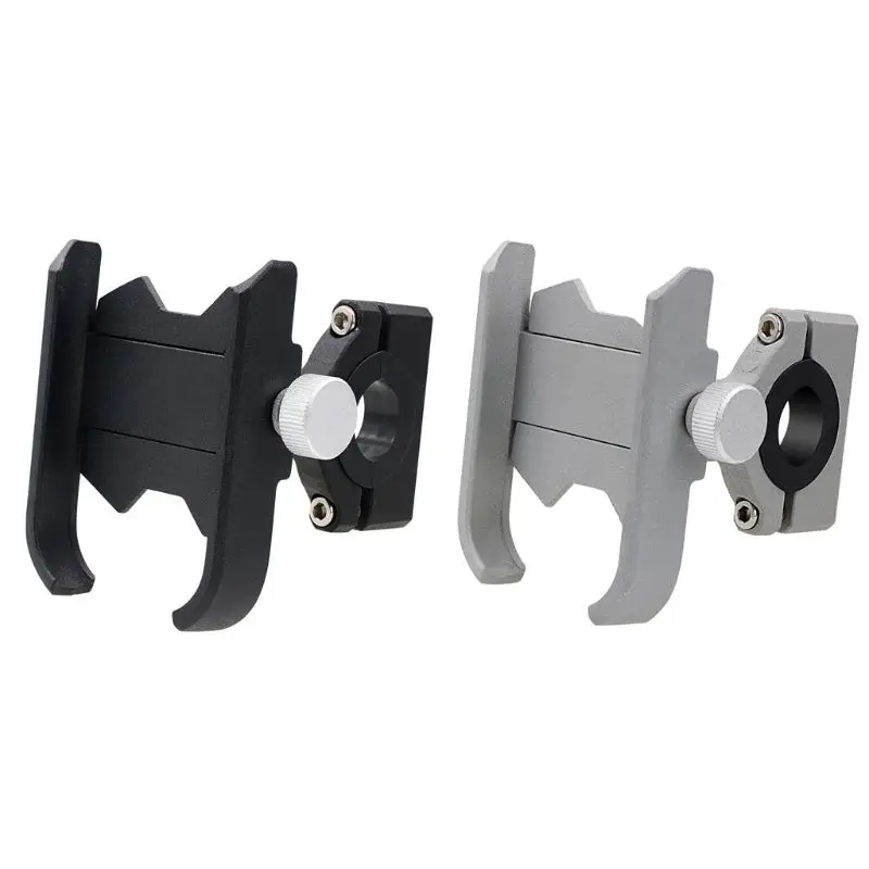 

360 Degree Universal Motorcycle Phone Mount Adjustable Anti Shake Motorbike Metal Bike Handlebar Phone Holder Stand for 4.3-7 in