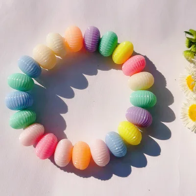 Korean Children's Acrylic Bead Bracelet Girls Jewelry