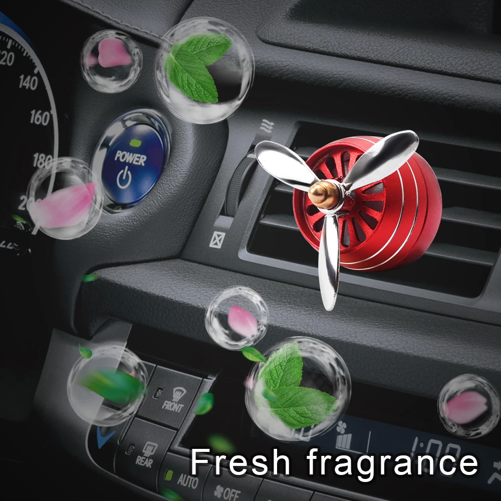 Car Air Vent Perfume Purifier Air Purifiers with LED Light Air Freshener Solid Fragrance Perfume Diffuser car accessories