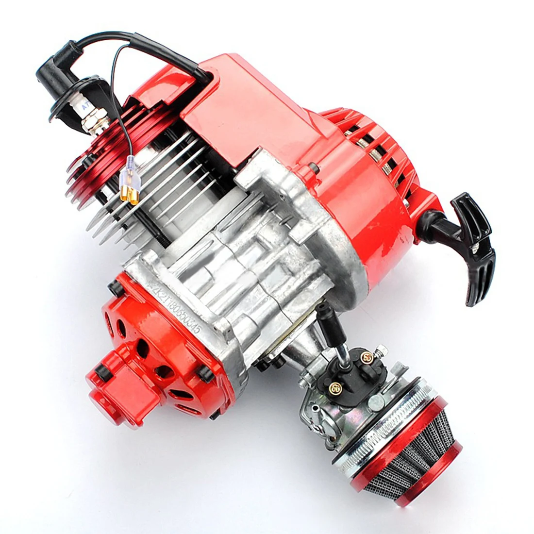 2-Stroke 49CC Engine With Reinforced CNC Cylinder Head For Mini Motorbike Off-Road Vehicle ATV