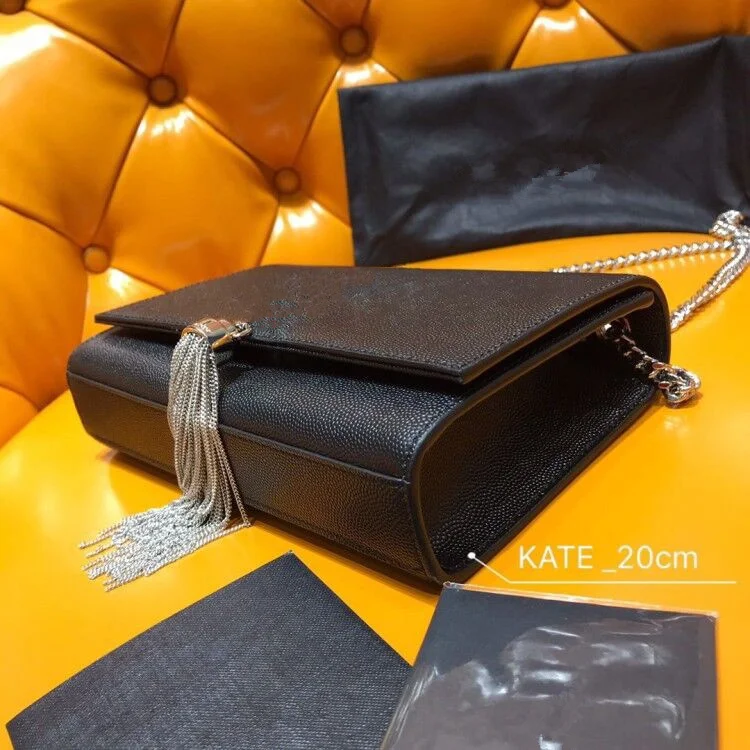

Classic Star High-end Custom Brand Deluxe Caviar, Cowhide, tassels, Square Bag, Slant Straddle, Single Shoulder Lady's Handbag