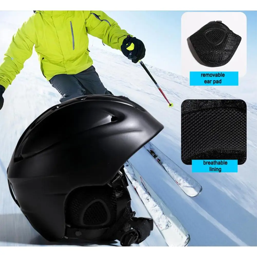 

Integrated Ski Helmet Ski Helmet for Adults and Children Safety Snow Helmet Skateboard Ski Snowboard Helmet Winter Warm Safety