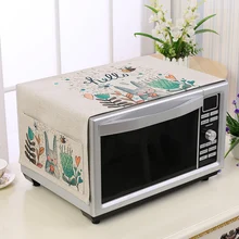 Скандинавский хлопок и лен микроволновая Пылезащитная печь водонепроницаемый и маслостойкий чехол ткань для домашнего украшения