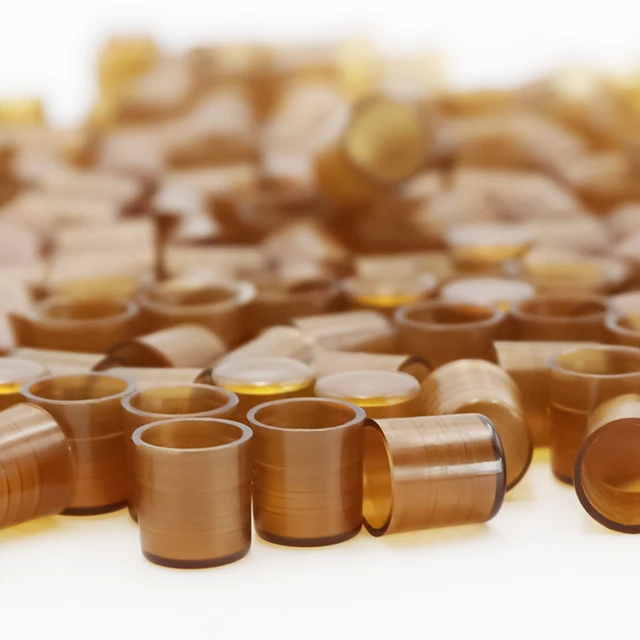 300Db Méh Queen Tenyésztő King Műanyag Barna Színű Cellák Ketrecek Szoba Csésze Cella Ketrec Méhek Szerszámok Méhészkészülékek