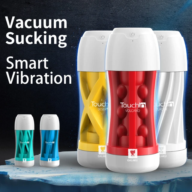 Adult Endurance Exercise Sex Products Vacuum Pocket Cup for Men Vagina Male Masturbator Cup Soft Pussy Sex Toys Transparent 2