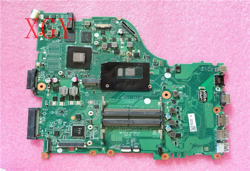 Оригинальная материнская плата для ноутбука acer E5-575 E5-575G DAZAAMB16E0 SR2ZU i5-7200U N16S-GT1-KB-A2 GPU perfeito trabalho