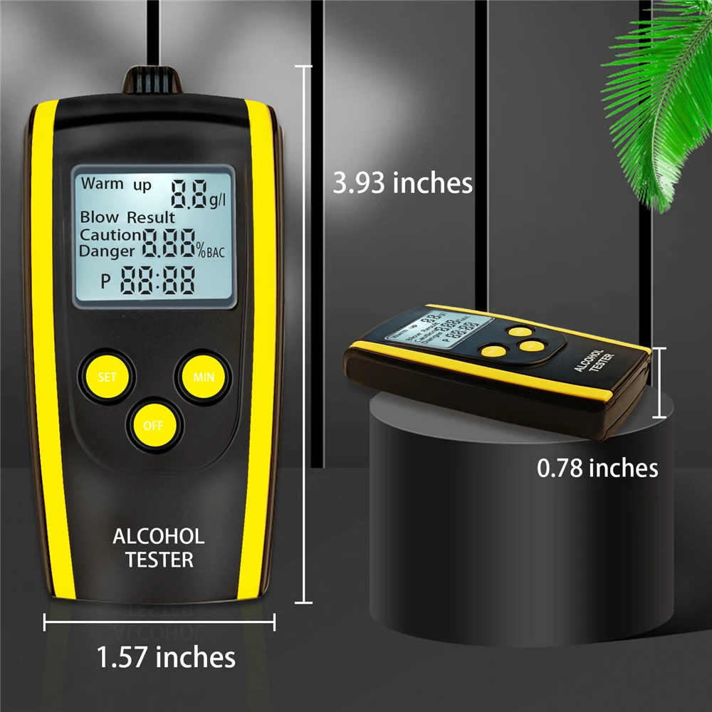 Portable Digital Breath Alcohol Tester Special Alcohol Tester Breath Drink Driving Analyzer LCD Screen Wine alcohol tester breath alcohol tester