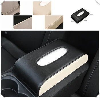 

Universal Car leather tissue box multi-function drawer accessories for Ford Focus MK2 MK3 MK4 Fiesta Ecosport Mondeo Fusion kuga