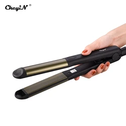 CkeyiN Professional Hair Straightener 2 in 1 Curling Iron Negative Ion Ceramic Straightening Hair Flat Iron Salon Styling Tool