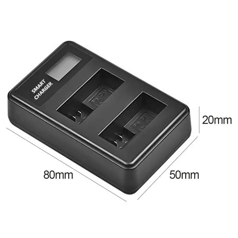 LP-E5 ЖК-дисплей двойной порт USB 2x зарядное устройство для Canon EOS 1000D 500D 450D