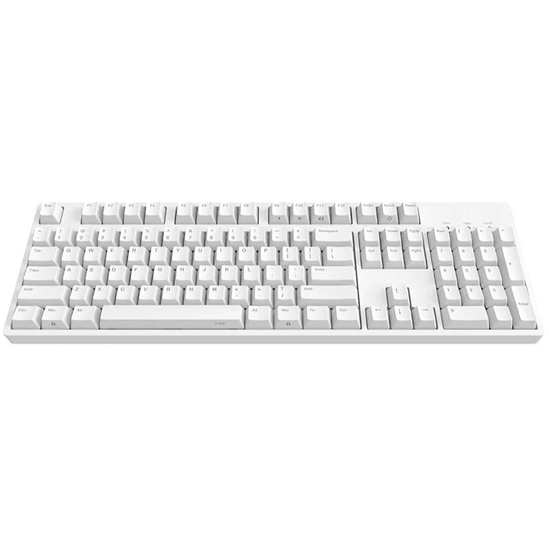 IKBC C104 механическая клавиатура Толстая PBT keycap cherry mx Переключатель коричневый синий полный размер без подсветки игровая клавиатура
