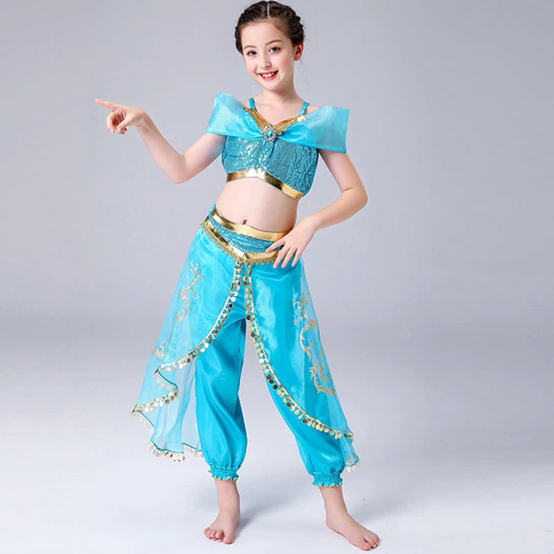 Princess Jasmine Costume Dress Up Outfit Disney Aladdin Kiddie Majigs