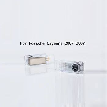 

2 Pieces Car Door Welcome Light For Porsche Cayenne 2007 2008 2009 Laser Projector Ghost Shadow Lamp Car Led Light