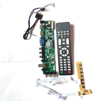 

For LTN156AT15-C01/W01 display 1366*768 universal LVDS 40-Pin HDMI VGA USB AV TV 3663 DVB digital LCD Controller board DIY Kit