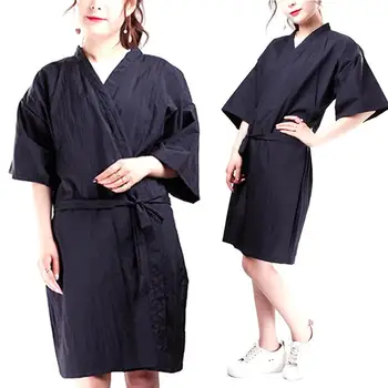 

Salon Client Gown Robes Hair Coloring Wrap Hair Salon Cape Hair Cutting Smock For Clients Kimono Style Salon Store