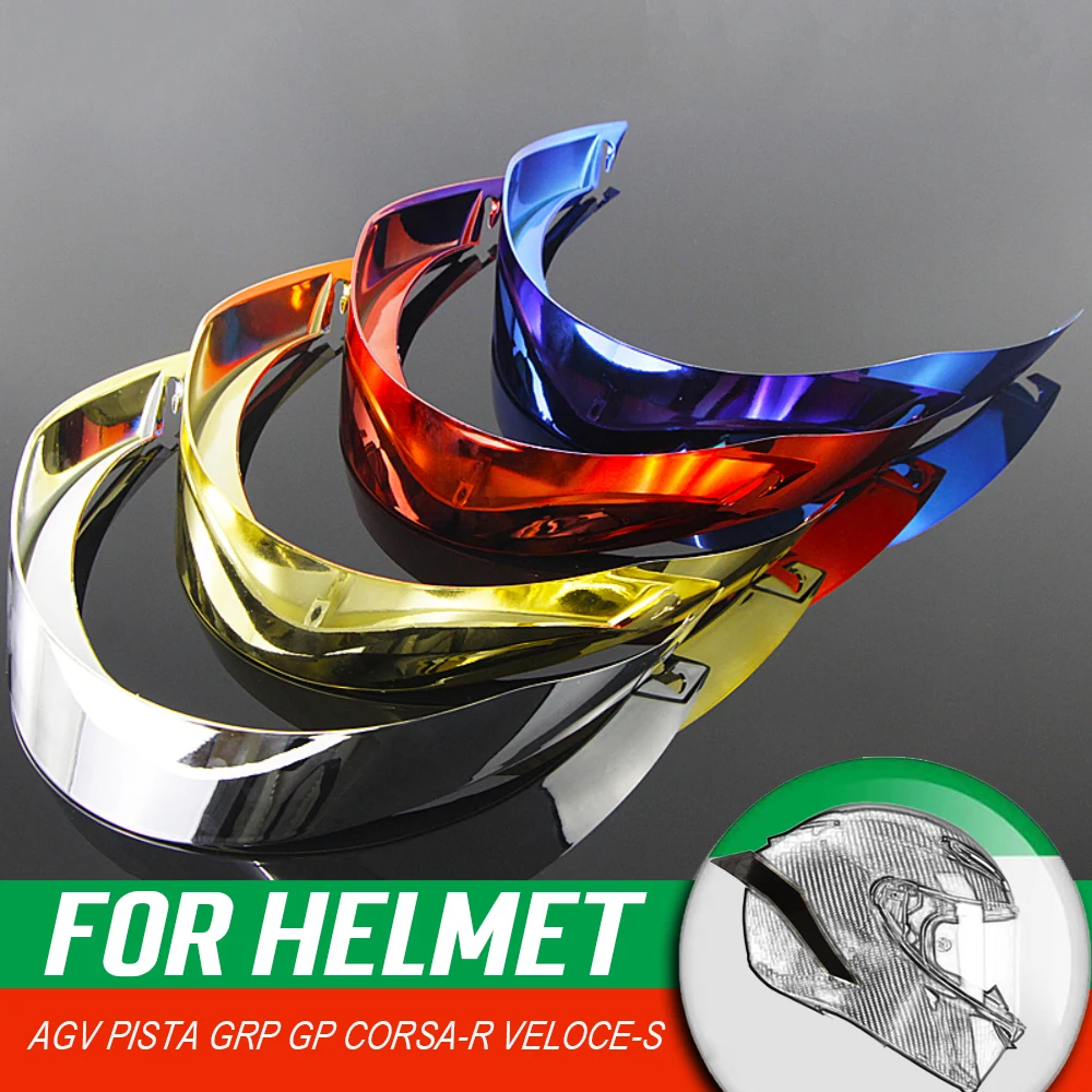 Moto Casco Besar Ekor Spoiler untuk AGV PISTA GRP GP CORSA R VELOCE S  Belakang Suku Cadang dan Aksesoris Motor Helm Perhiasan|Helm| - AliExpress