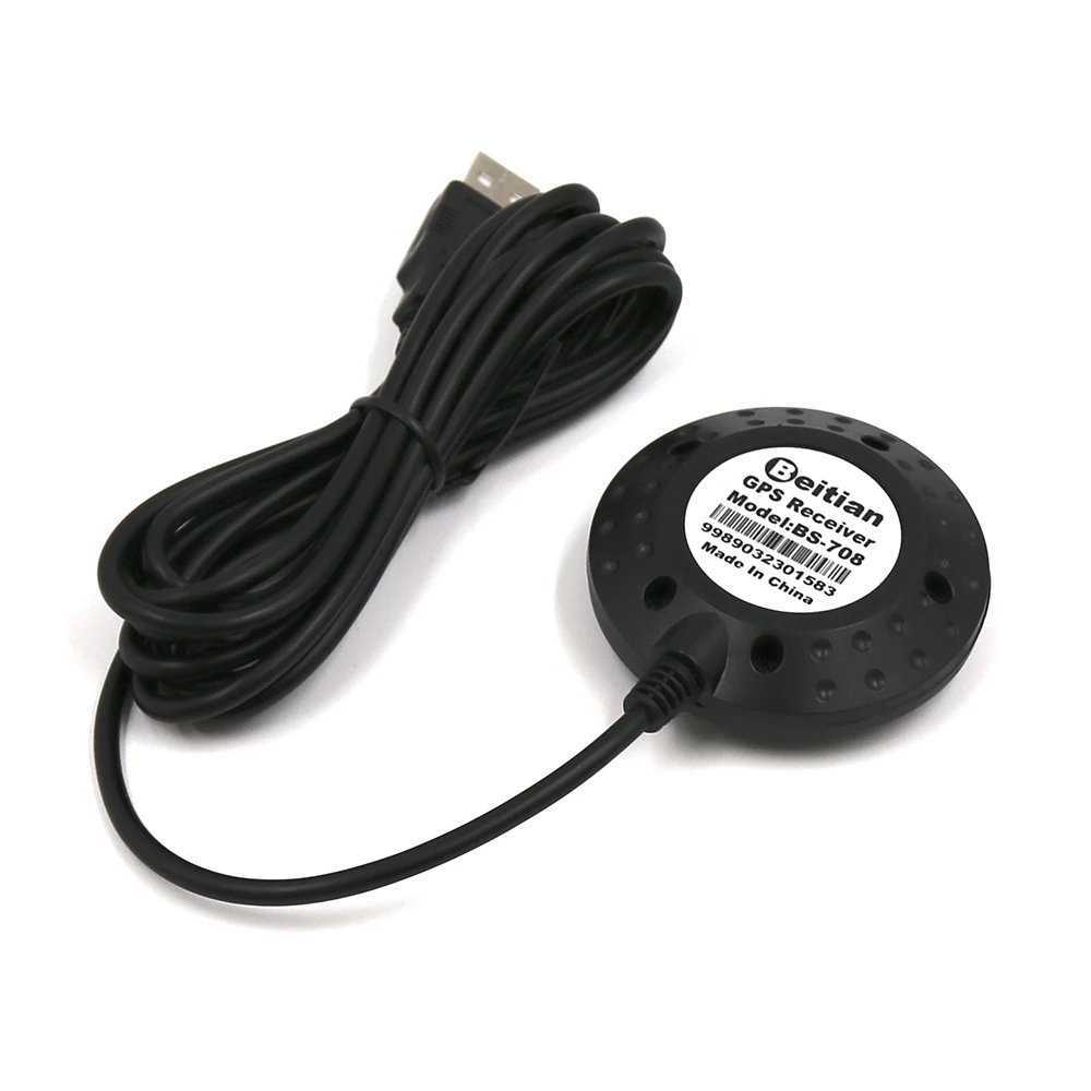 BEITIAN G-MOUSE, USB gps-приемник, магнитное крепление, 9600bps, 2,0 m, разъем интерфейса USB 2,0, BS-708, замена BU-353S4