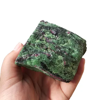 

Natural high quality raw rough epidote stone natural ruby zoisite rough stone