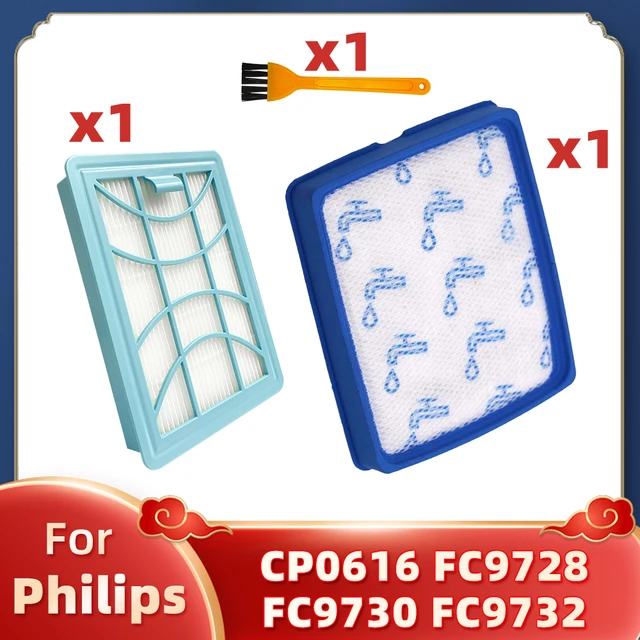 Hepa Filter Replacement For Philips CP0616 FC9728 FC9730 FC9731 FC9732 FC9733 FC9734 FC9735 Domestic Model Vacuum Cleaner Parts Set 7