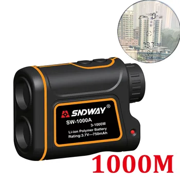 

Telescope Laser Rangefinder 1000m Laser Distance Meter 8X Monocular Golf hunting laser Range Finder tape Measure Roulette sports