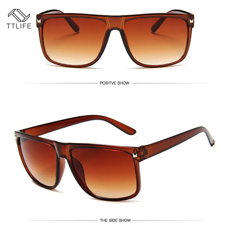 

TTLIFE Square Sunglasses Outdoor Driving Eyeglasses Glasses Polarized Sun Glasses Unisex Style Vintage Anti-Ultraviolet Glasses