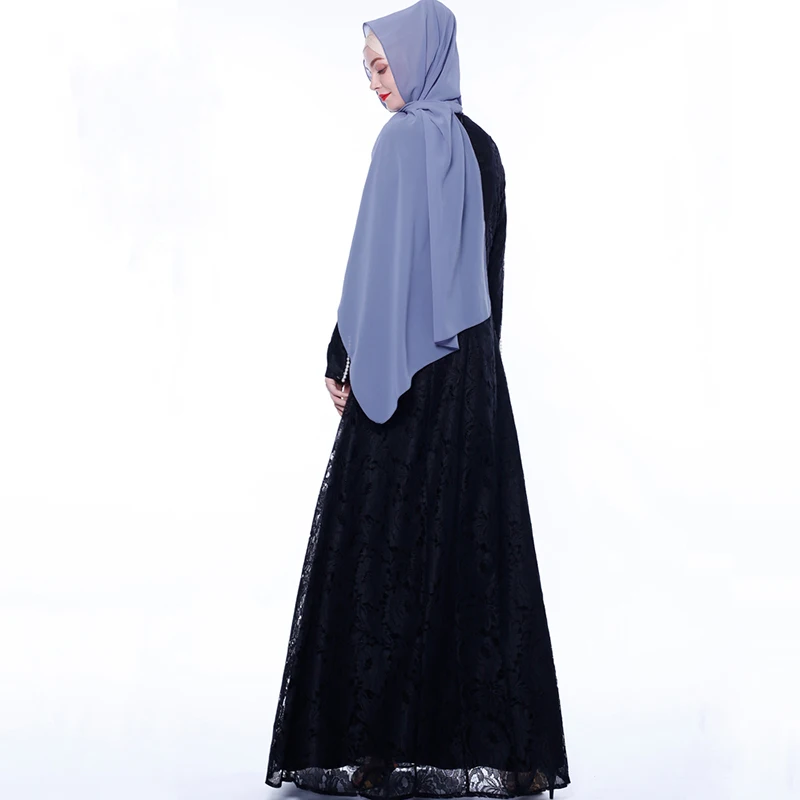 Vestidos Arabe abaya одеяние мусульмане Longue Турция исламское длинное мусульманское кружевное платье Caftan Дубай хиджаб/кафтан Tesettur Elbise Оман