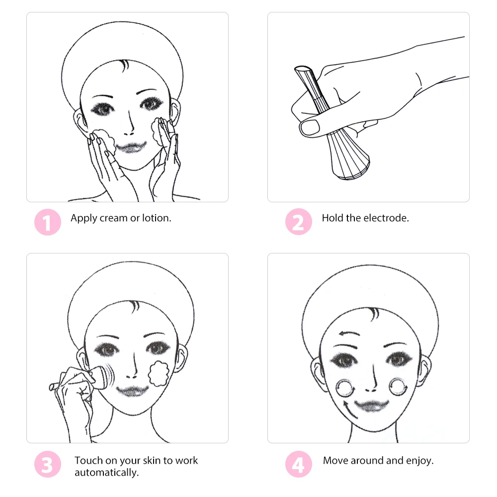  Face Lift Vibrating Anti-aging EMS Face Lifting Anti-wrinkle Vibration Remover Instrument Skin Care