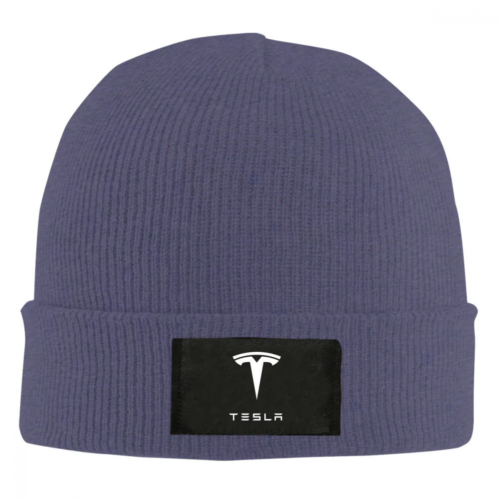 Шапка бини с принтом Tesla для мужчин и женщин вязанные шапочки Skullies теплая зимняя унисекс Лыжная хип хоп шапка