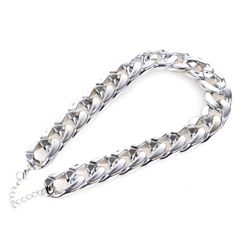 Pet Choke Chain Silver Necklace Collar Small Cat Dog French Bulldog Teddy