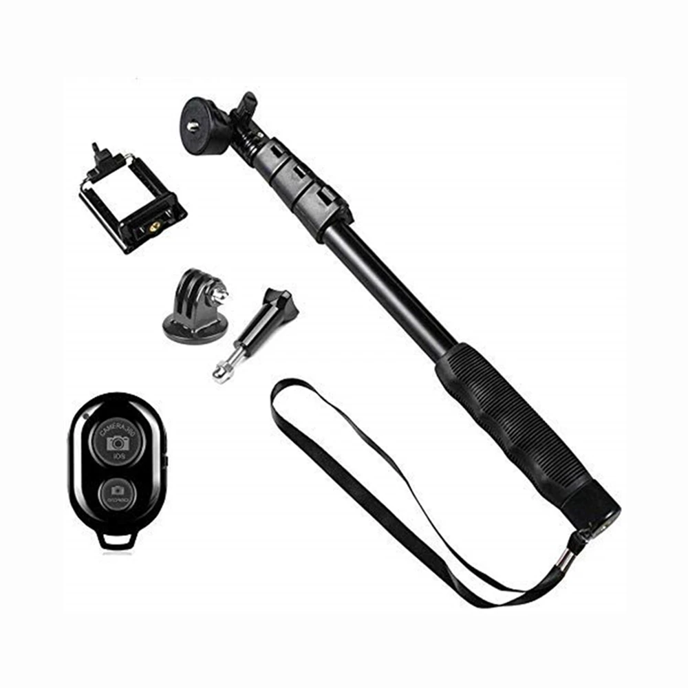 Beste Statief Selfie Stok Zelfportret Monopod Draadloze Bluetooth Selfie Stok Met Verstelbare Telefoon Houder Slimme telefoon valuta