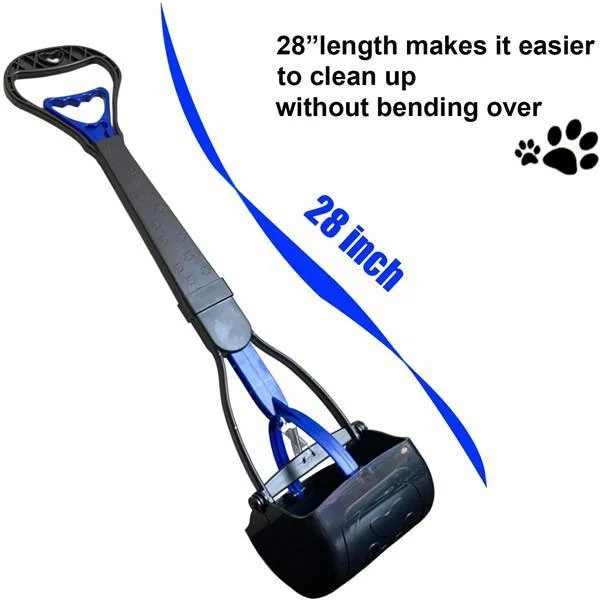 Pet Dog Long Handle Pet Pooper Scooper Dog Cat Waste Picker Jaw Poop Scoop Pick Up Clean Waste Cleaning Tools Supplies