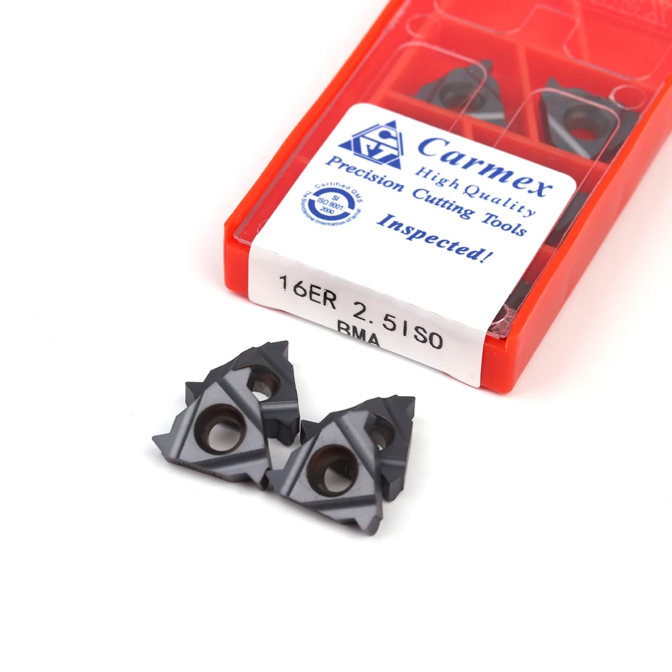 

16ER 0.50/0.75/1.0/1.25/1.50/1.75/2.0/2.5ISO BMA carbide thread turning tool CNC lathe tools threaded cutter