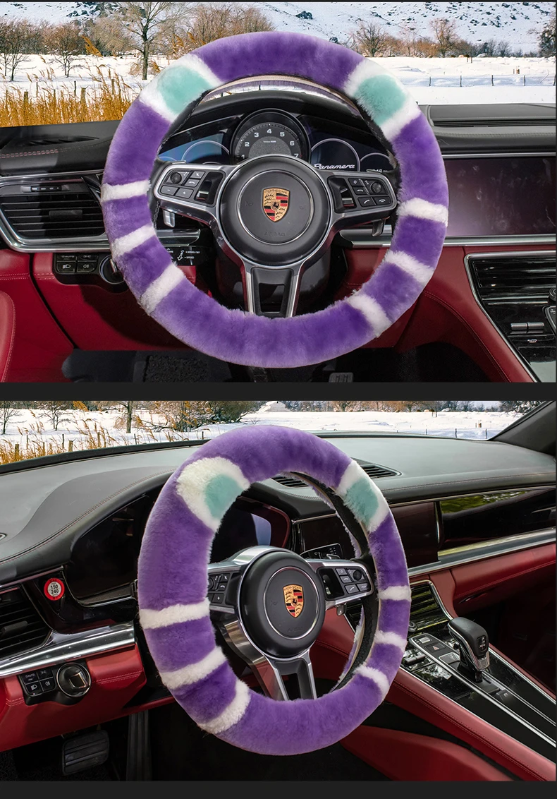 plush steering wheel cover 13
