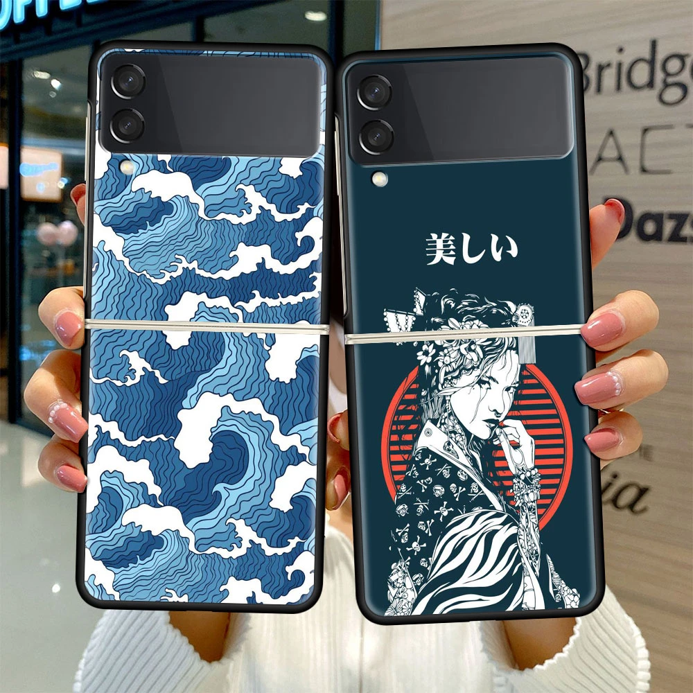 Black Hard Case For Samsung Galaxy Z Flip 3 5g Luxury Pc Shockproof Phone Cover Zflip 3 Bumper Fundas Japanese Style Art Japan Phone Case Covers Aliexpress Black Hard Case For Samsung Galaxy Z Flip 3 5g Luxury Pc Shockproof Phone Cover Zflip 3 Bumper Fundas Japanese Style Art Japan Phone Case Covers Aliexpress